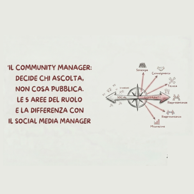 cosa fa un community manager
